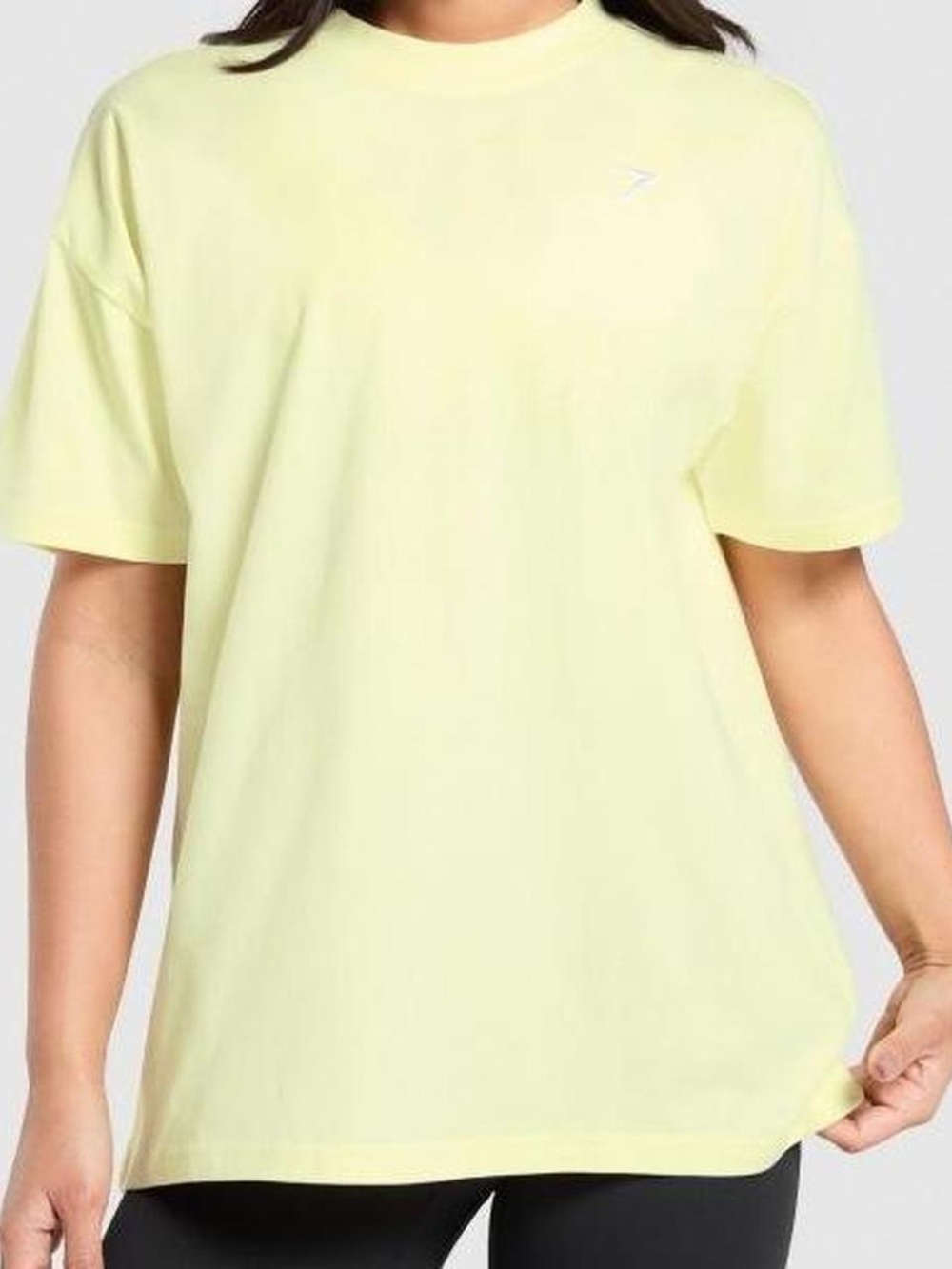 Gymshark Yellow Oversized Training T-Shirt Size XXL